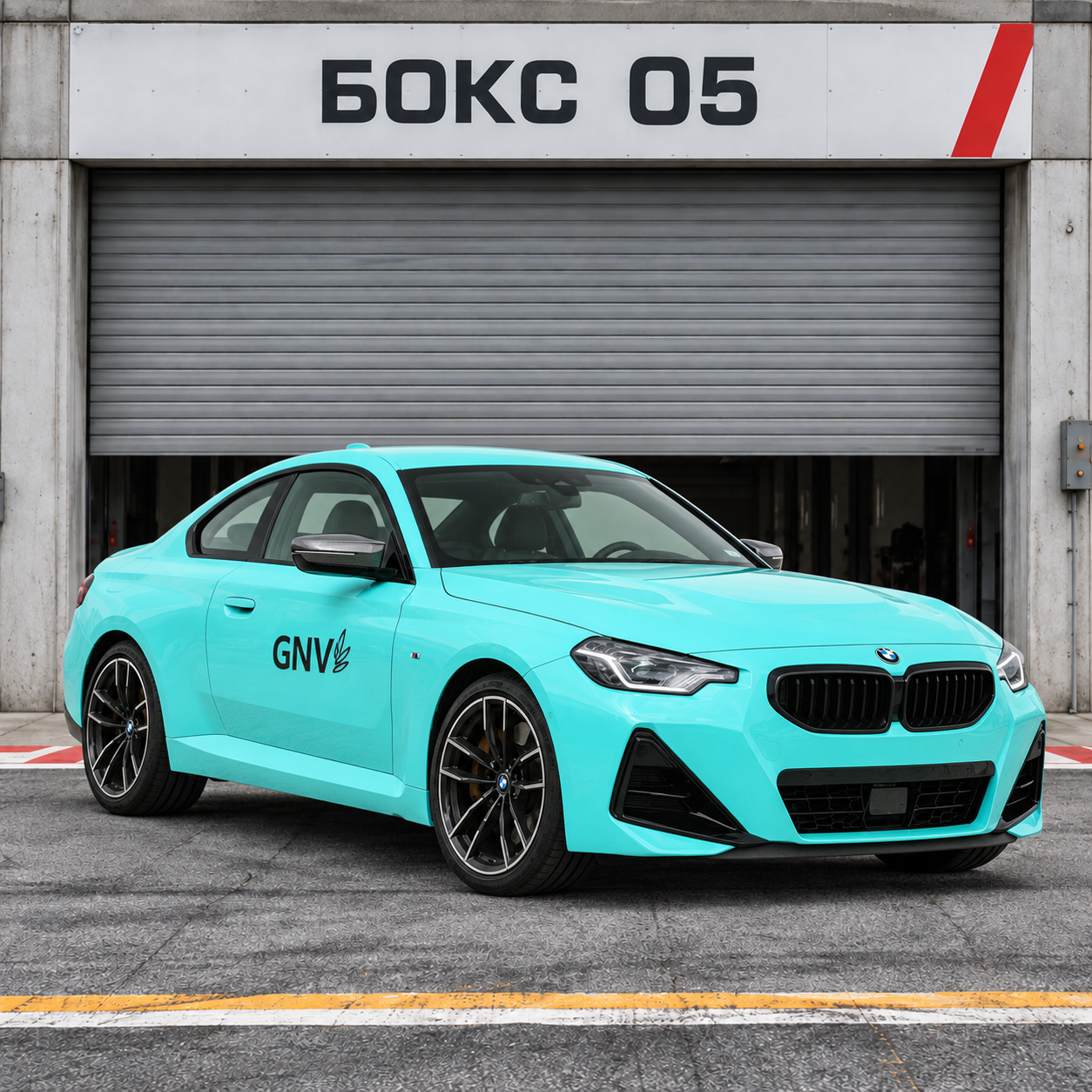 BMW M240i G42 у пит-бокса