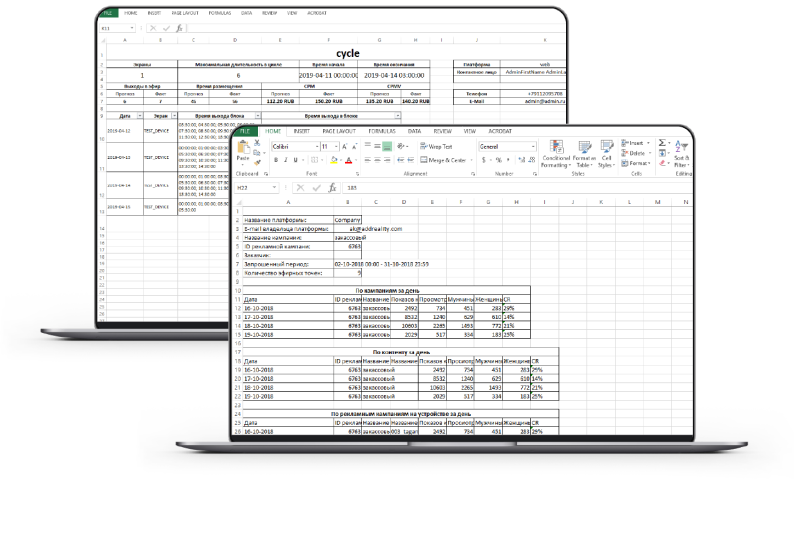 планирование и мониторинг кампании увеличить доход с прямых продаж digital signage