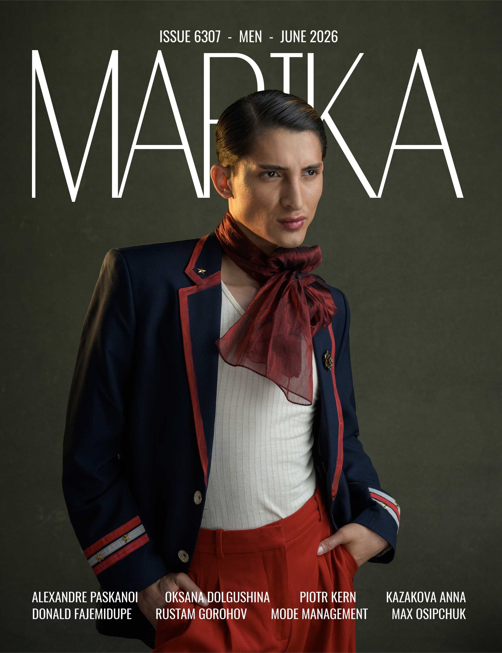Marika Magazine Men issue cover