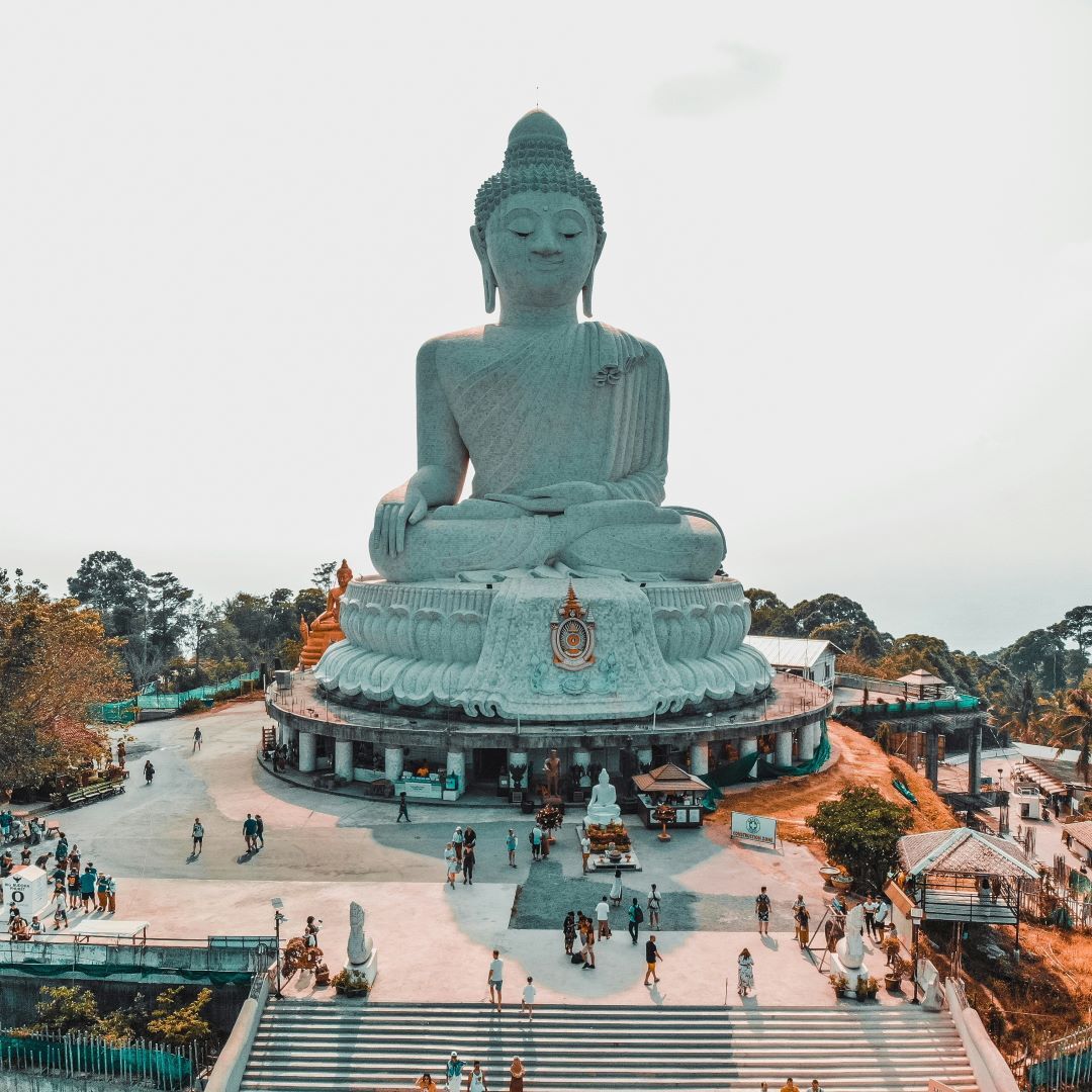 An Image of Big Buddha Phuket for Thai Travel Store Website