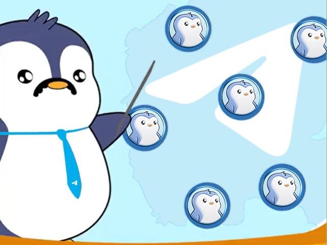 Pudgy Penguins экосистема Телеграм