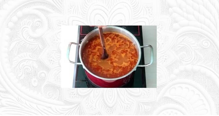 Приготовление харчо с курицей и рисом: шаг 9