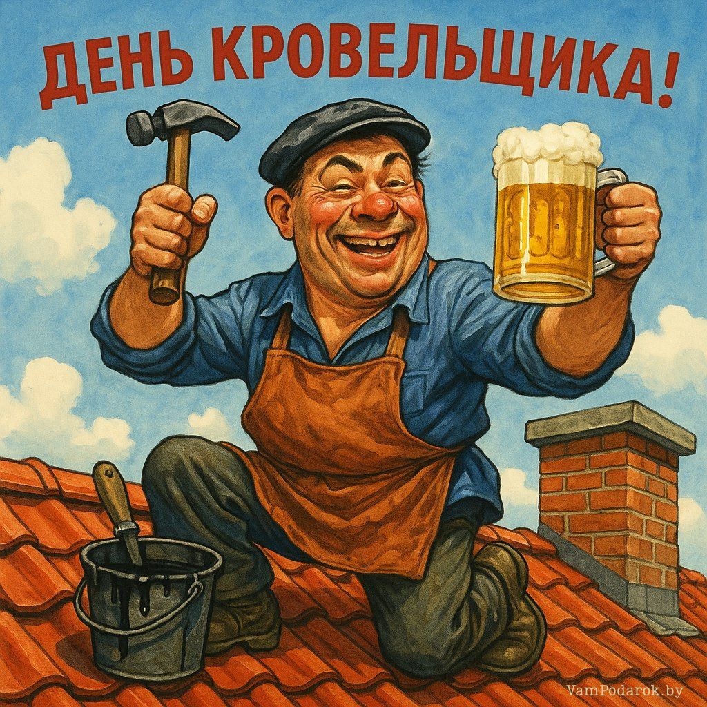 17 мая – День кровельщика - открытка