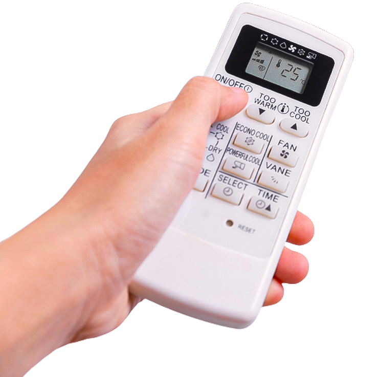 фото: рука с пультом