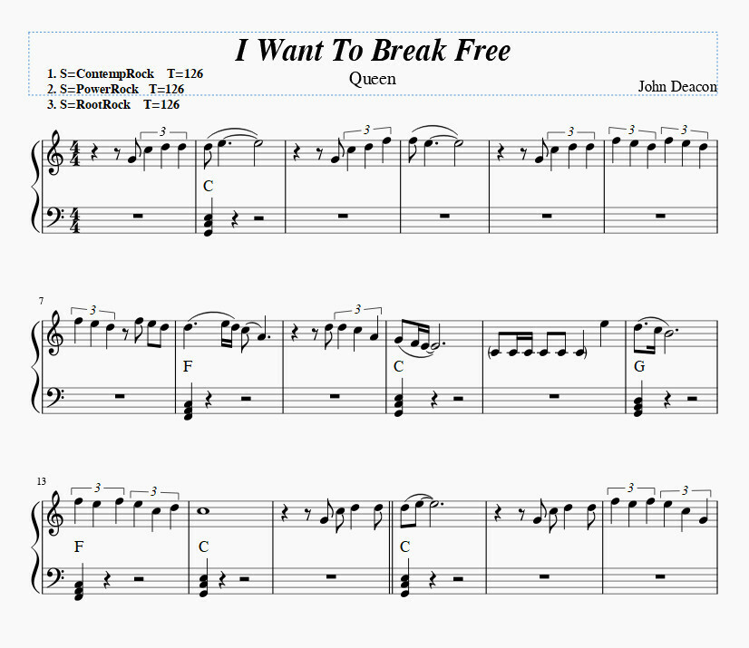 I Want To Break Free 