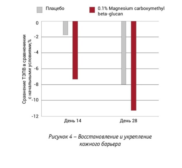 Рисунок 4. Восстановление кожного барьера