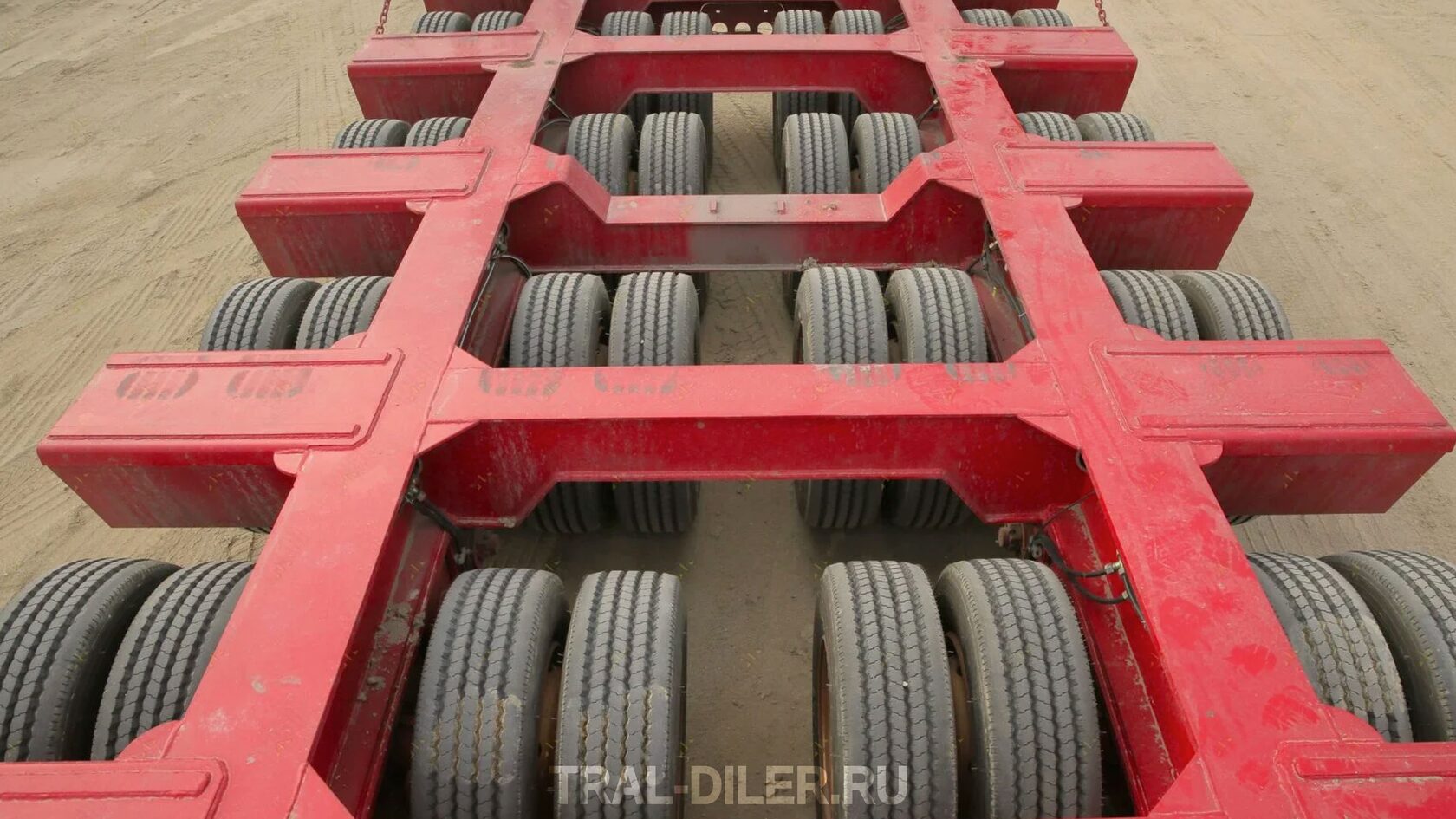 Безрессорная балансирная подвеска на низкорамном трале TONGYADA CTY9860TDPXZ