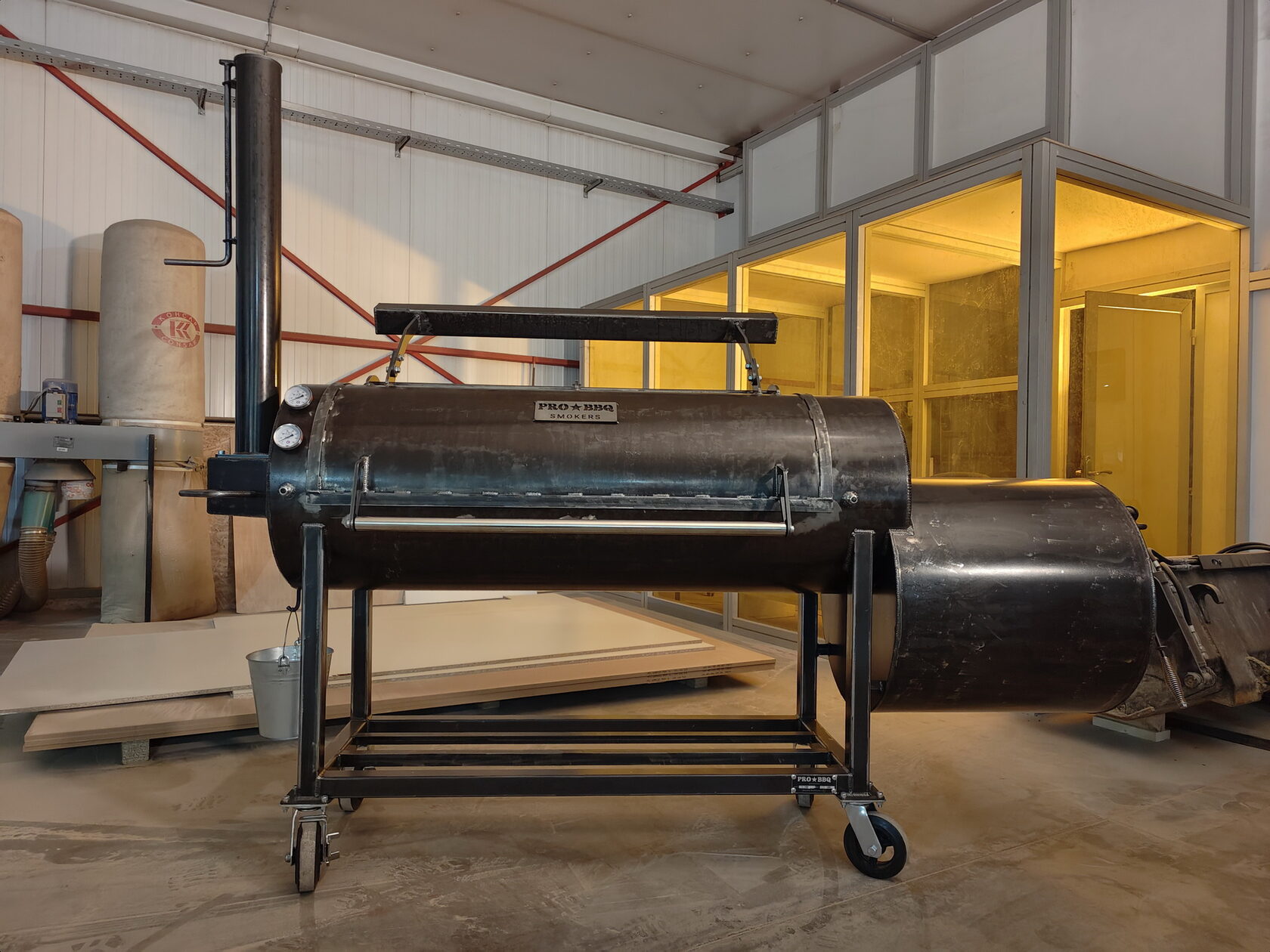 Профессиональный офсетный Смокер для бизнеса ProBBQ Smokers модель L 2026