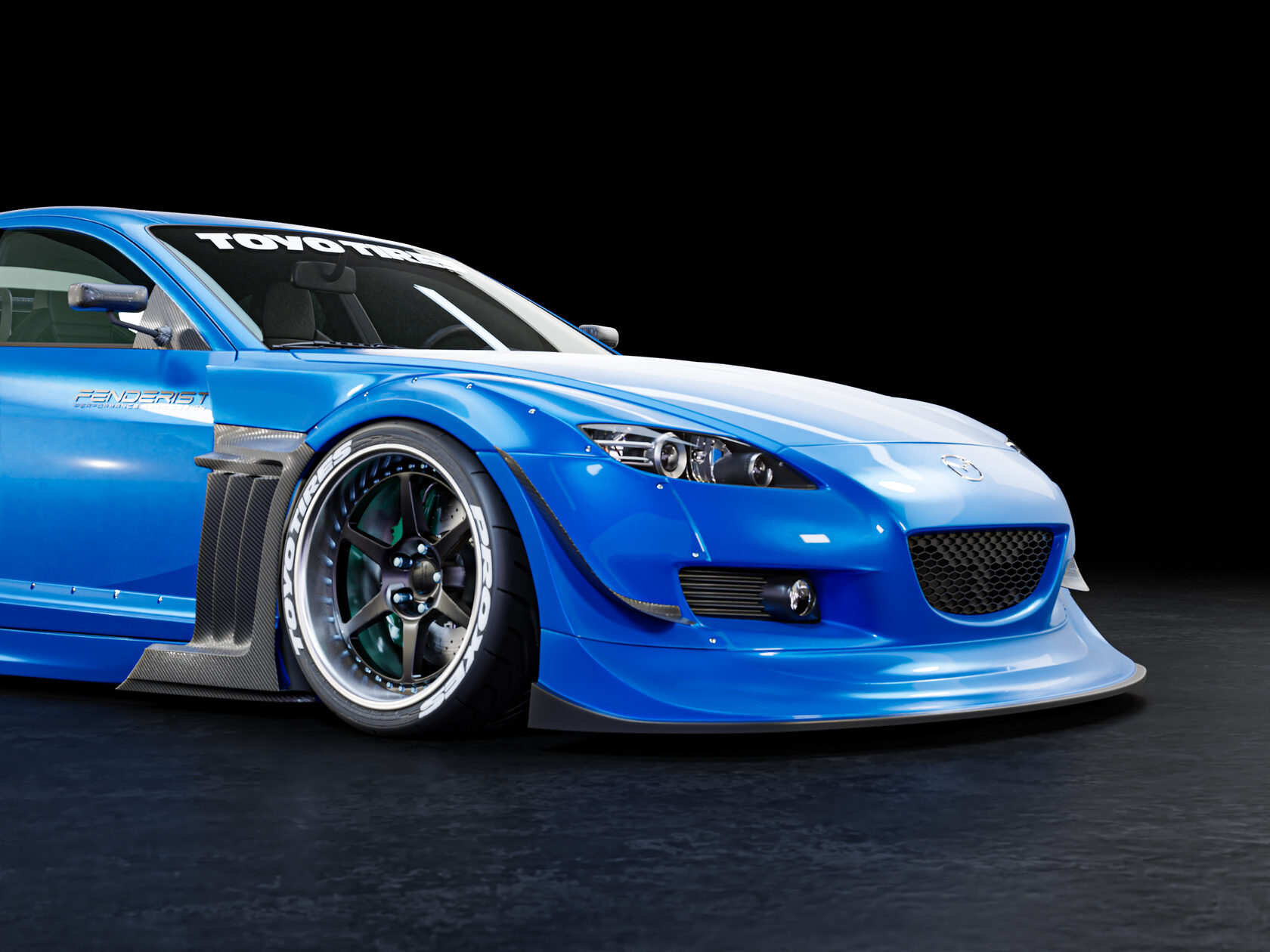 FENDERIST SPEC R Full kit / WIDE BODY KIT Mazda RX-8 2003-2008