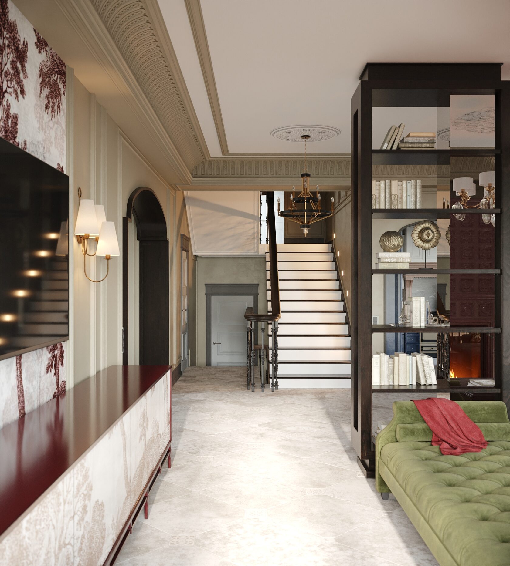 interior design hall in house