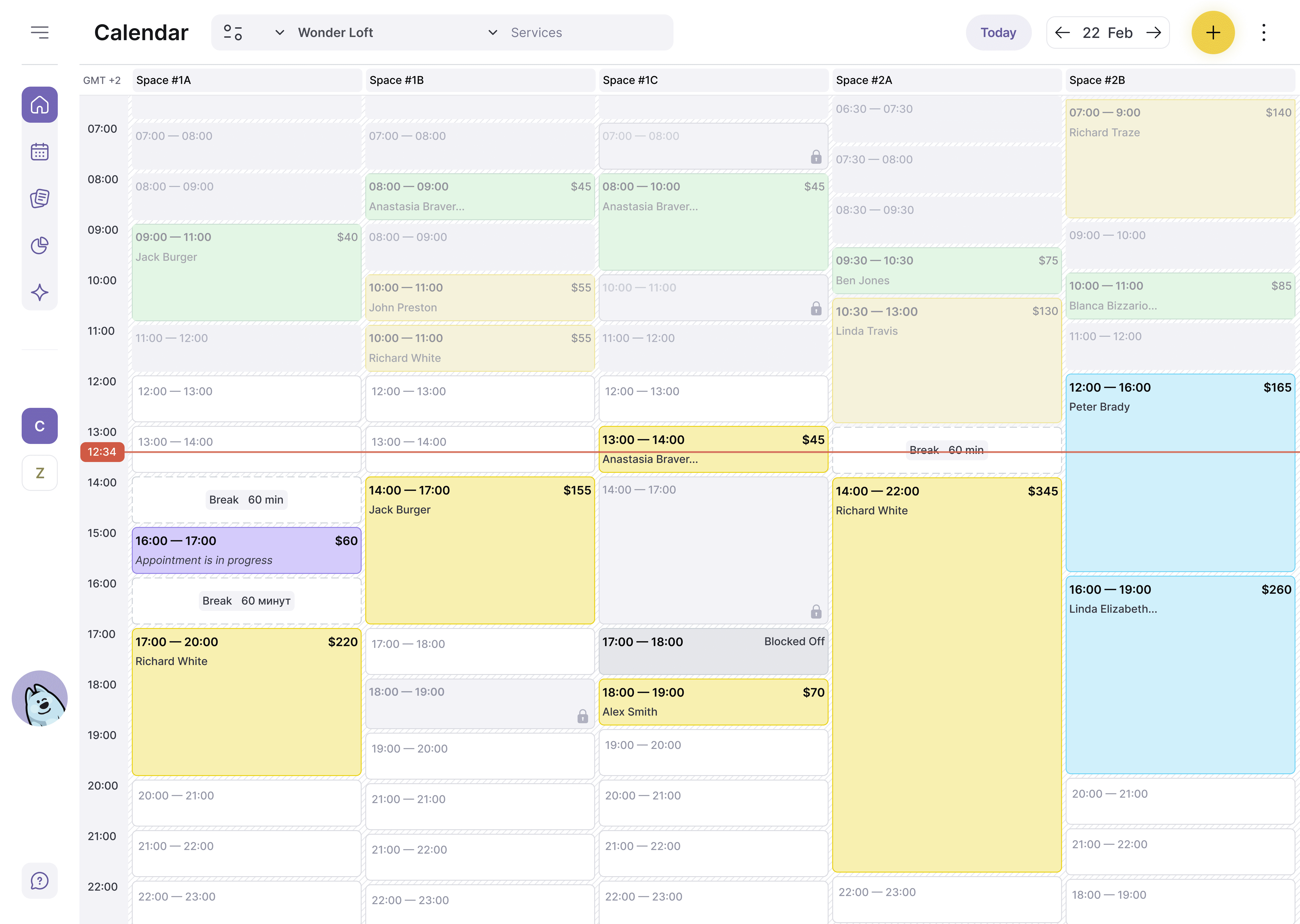 календарь онлайн записи