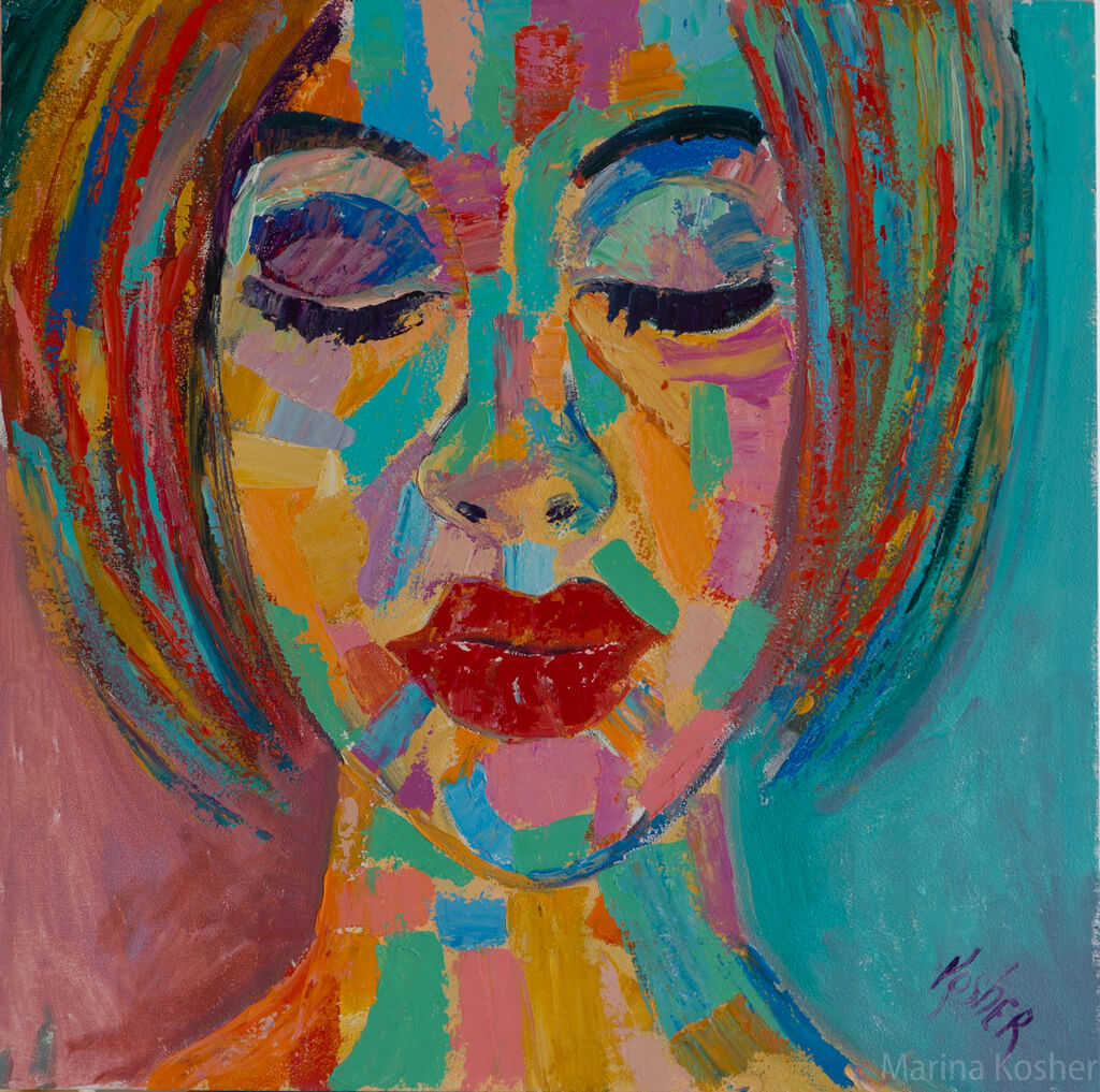 Картина женщина кашляет марина тимченко