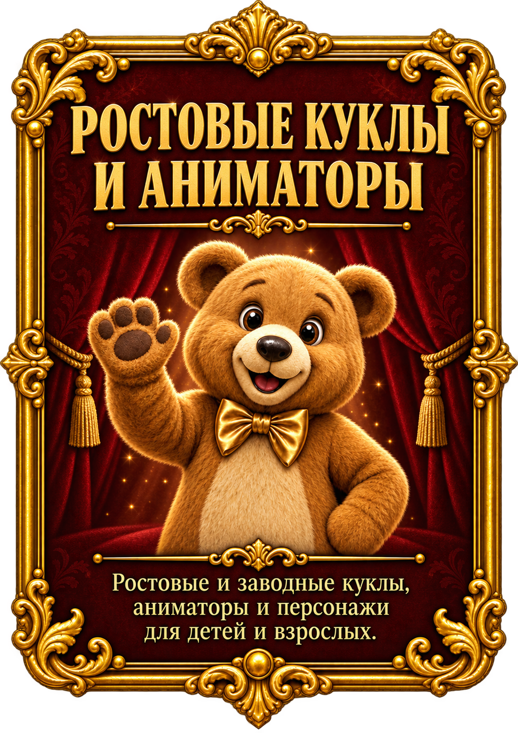 Ростовые куклы и аниматоры. Ростовые и заводные куклы, аниматоры и персонажи для детей и взрослых.