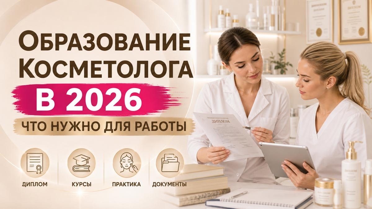Какое образование нужно для работы косметологом в 2026 году