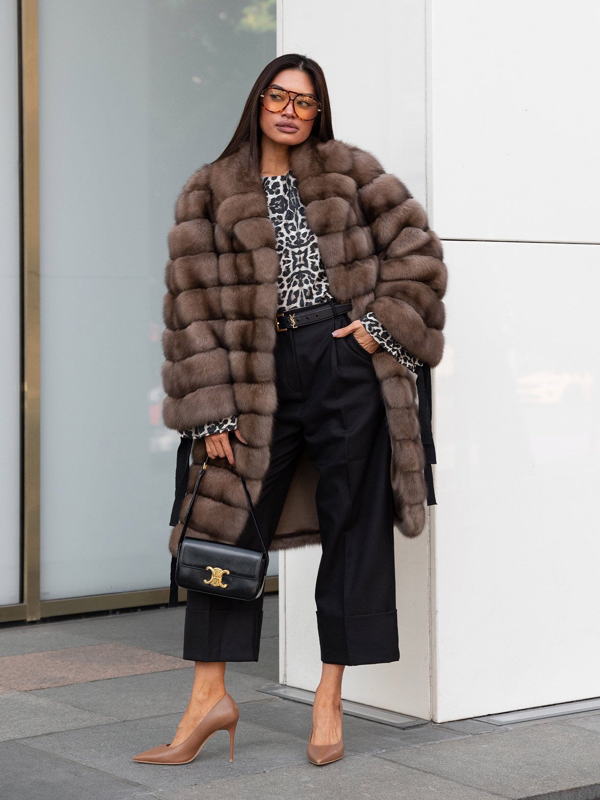 шуба из баргузинского соболя