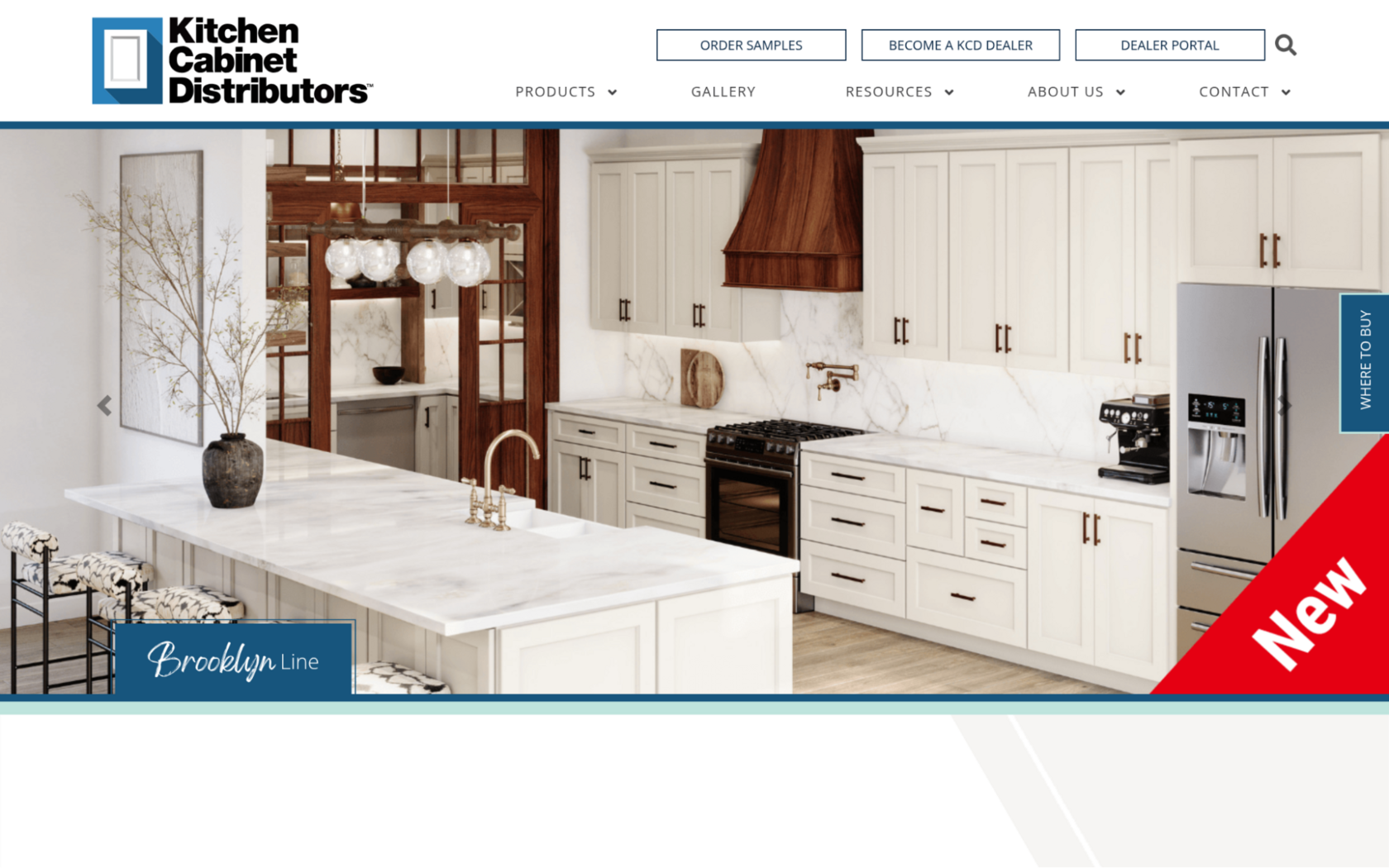 Kitchen Cabinet Distributors Screenshot