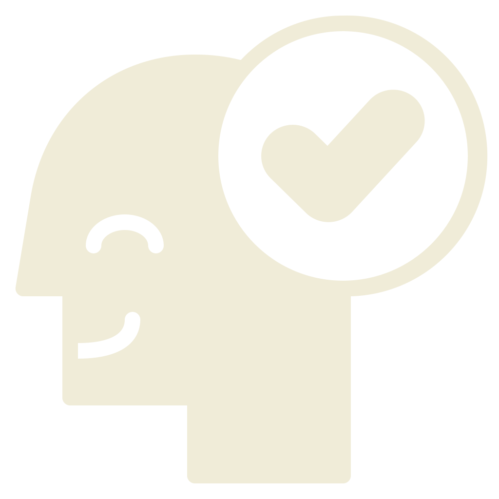 Человек доволен