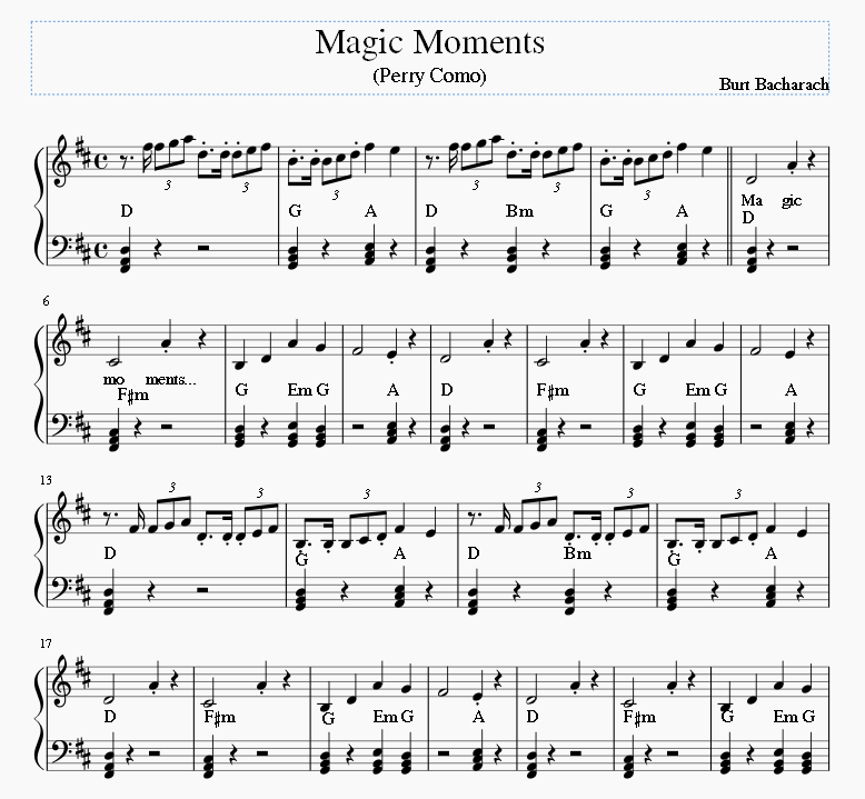 Magic Moments