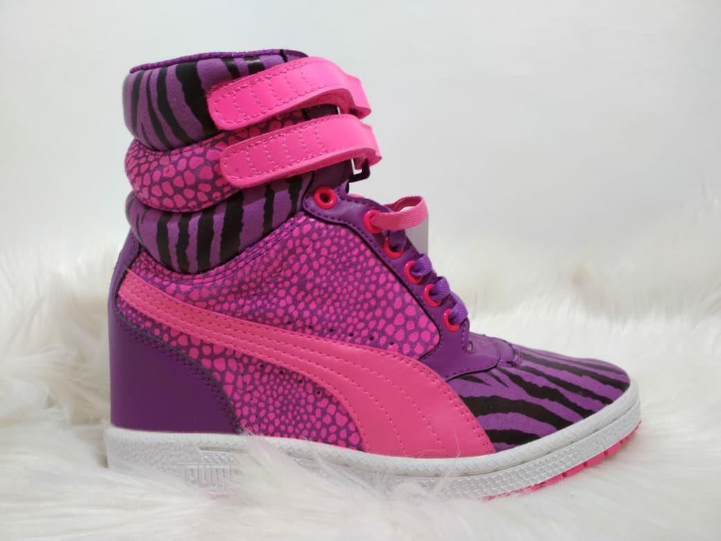 puma sky wedge reptile