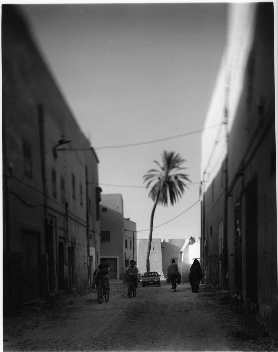 Street in Tiznit. BW Negative 4×5 inch.