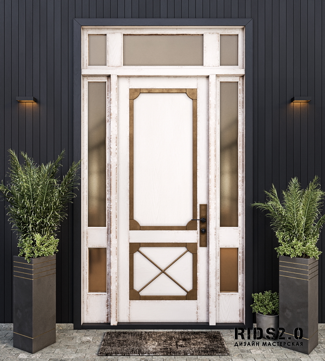 Входная уличная дверь в дом