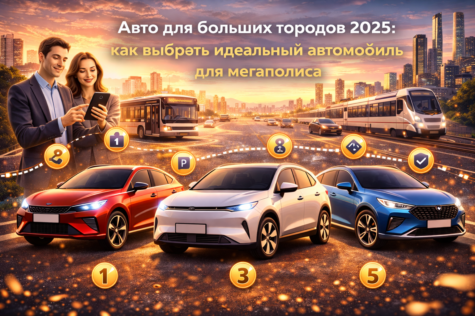 Авто для больших городов 2025: лучшие компактные кроссоверы и хэтчбеки