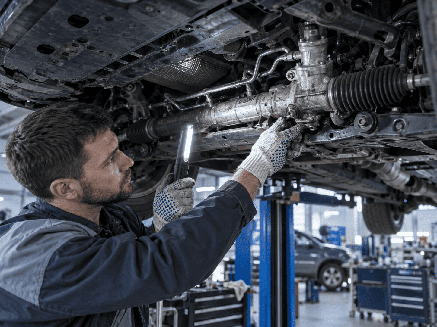 Диагностика рулевого редуктора в сервисе Inside Auto в Москве