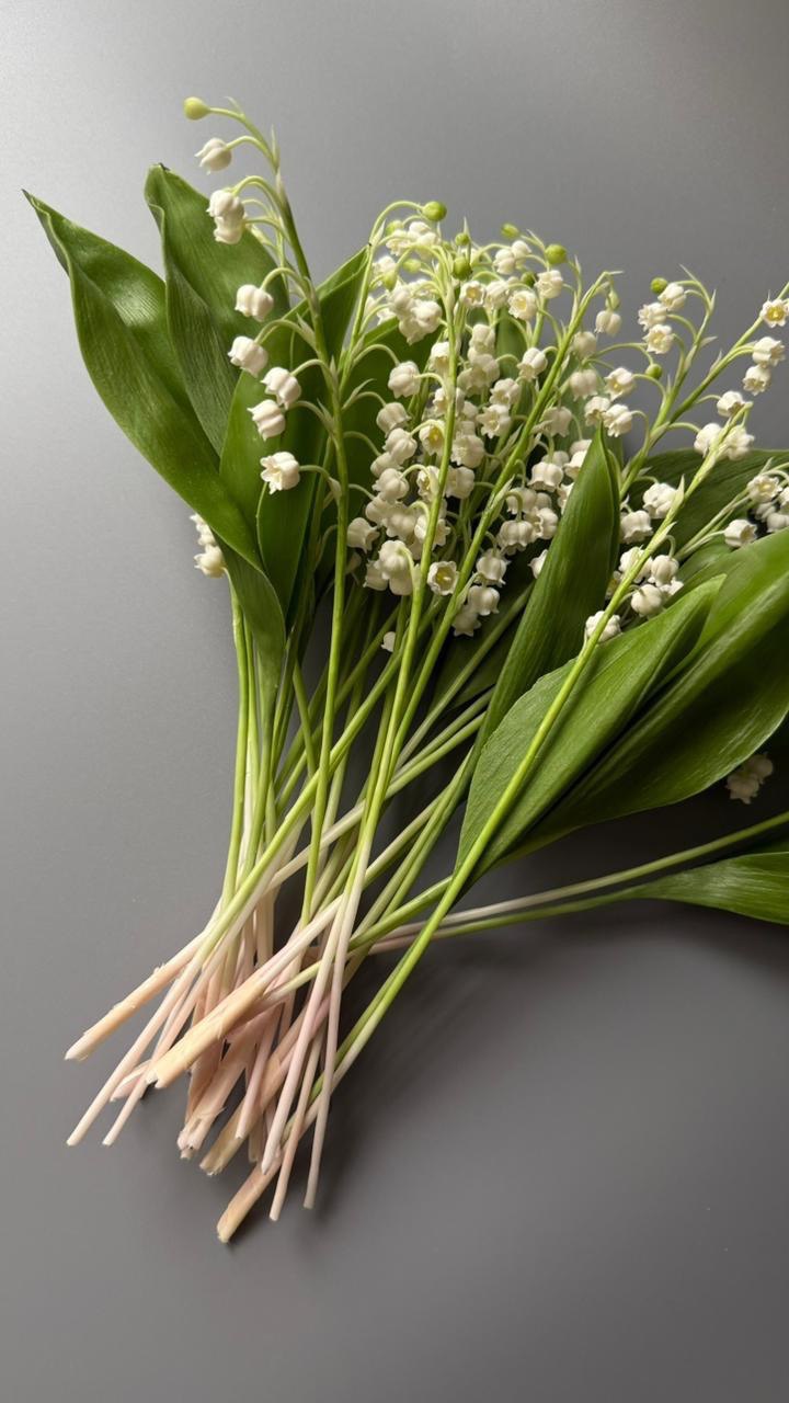 Ландыши handmade; ручная работа; цветы из фарфора 