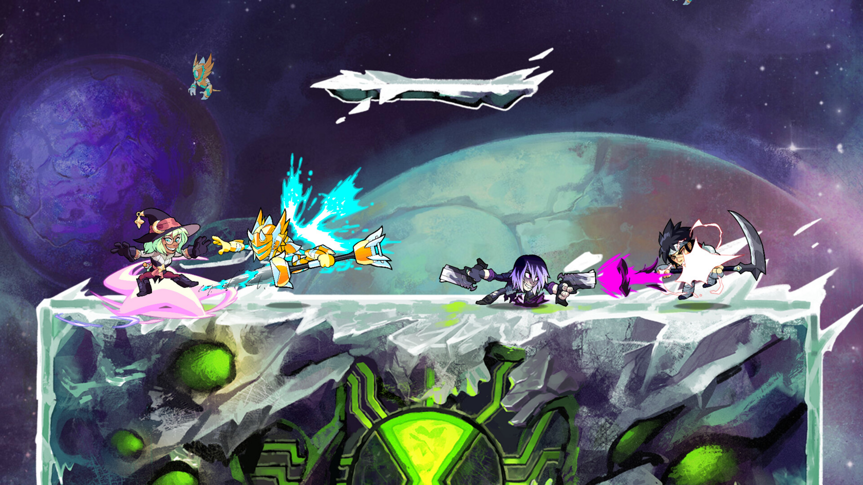 Кадр из мобильной игры Brawlhalla