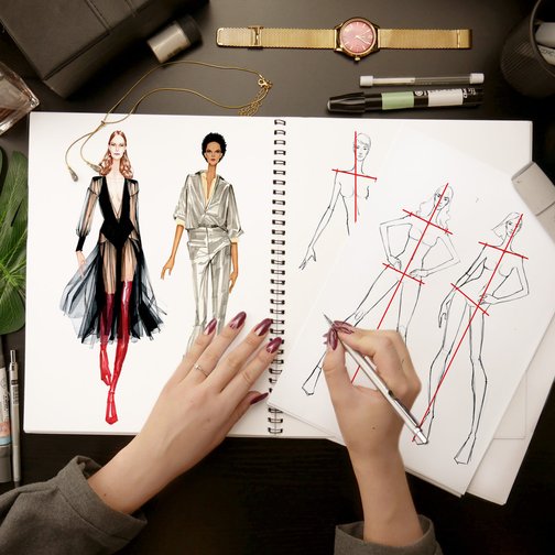 Online Course Fashion Sketch Illustration (Carol Gomide) Domestika ...