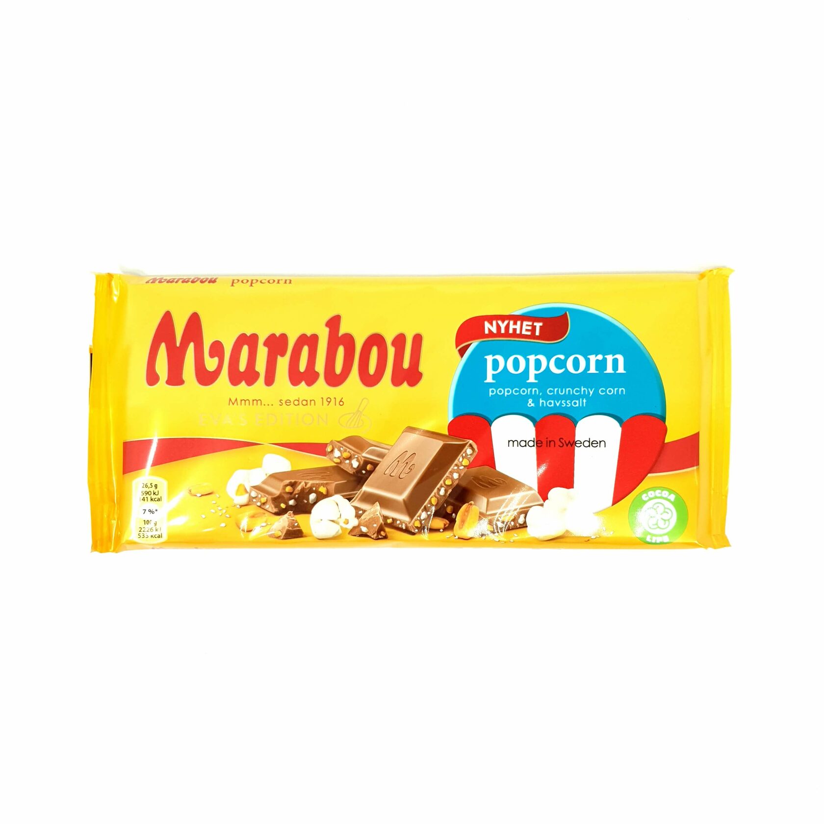 Шоколад молочный Marabou с мятой 200 гр