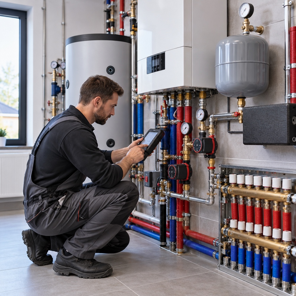 Пусконаладочные работы по котельной частного дома