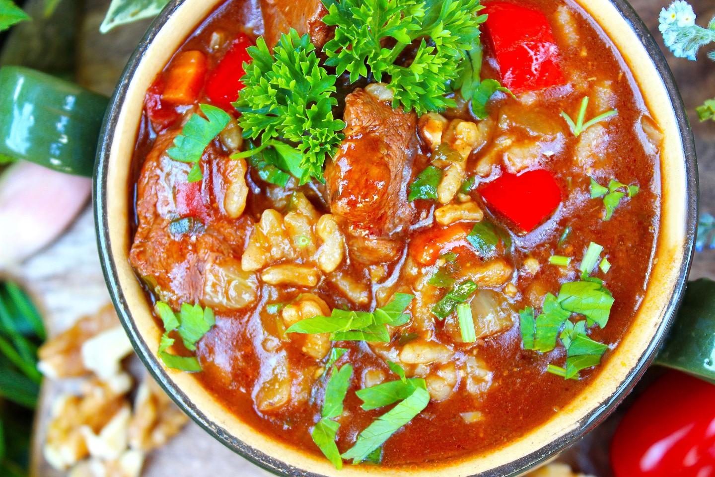 суп на костре