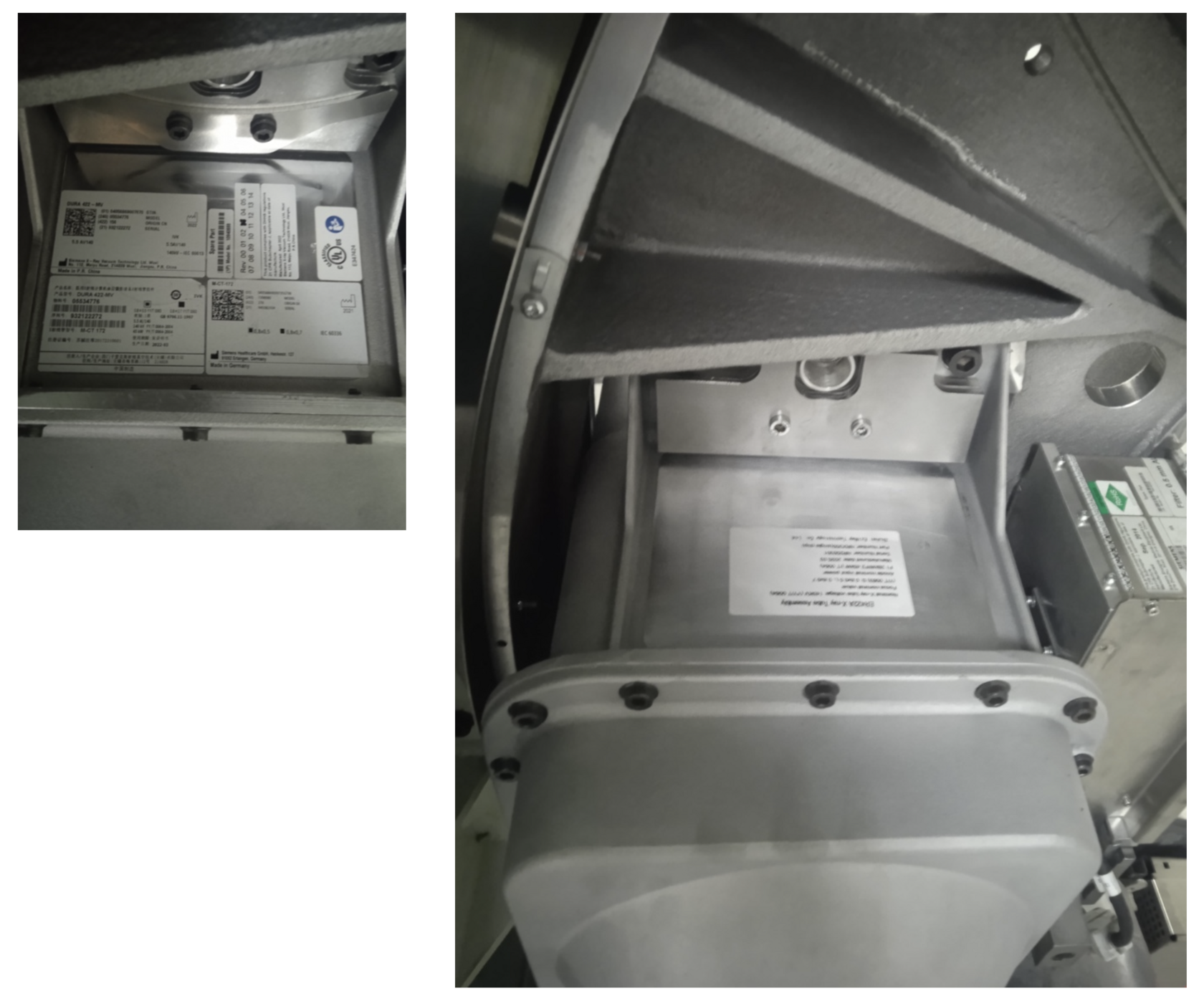 Установка трубки Dura 422 на томографе Siemens Emotion 16