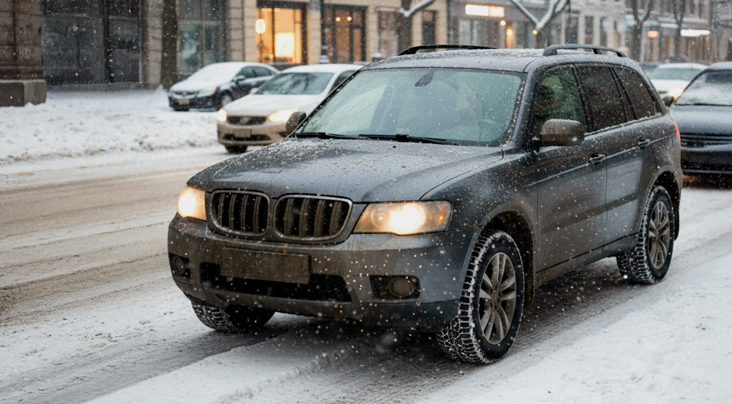 Как мыть машину зимой