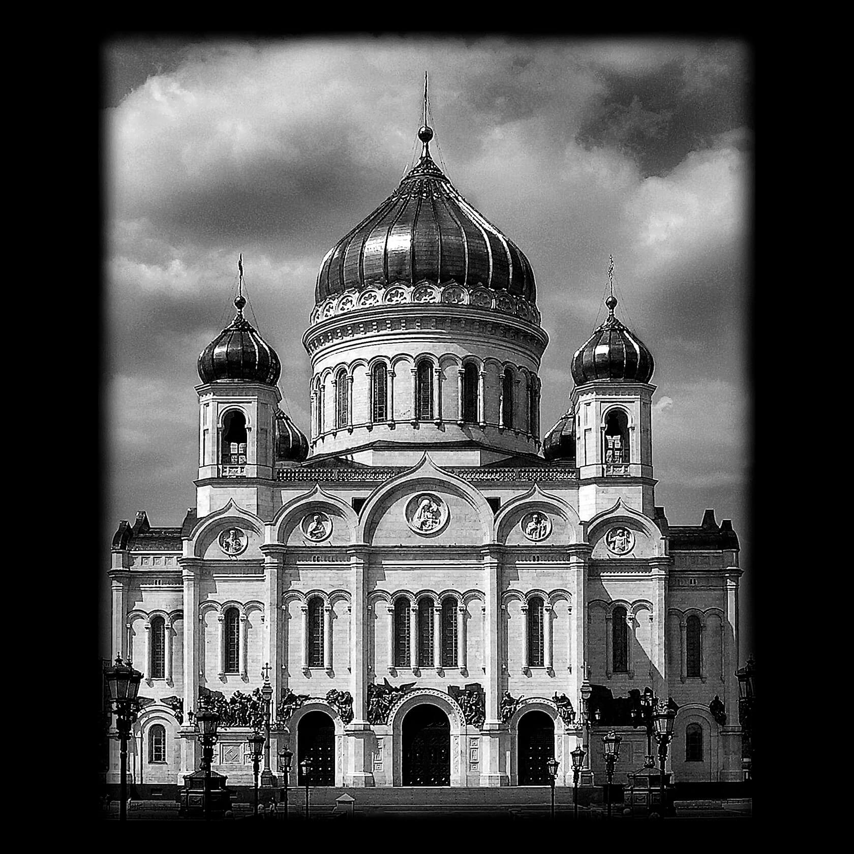 черно белые фото соборов