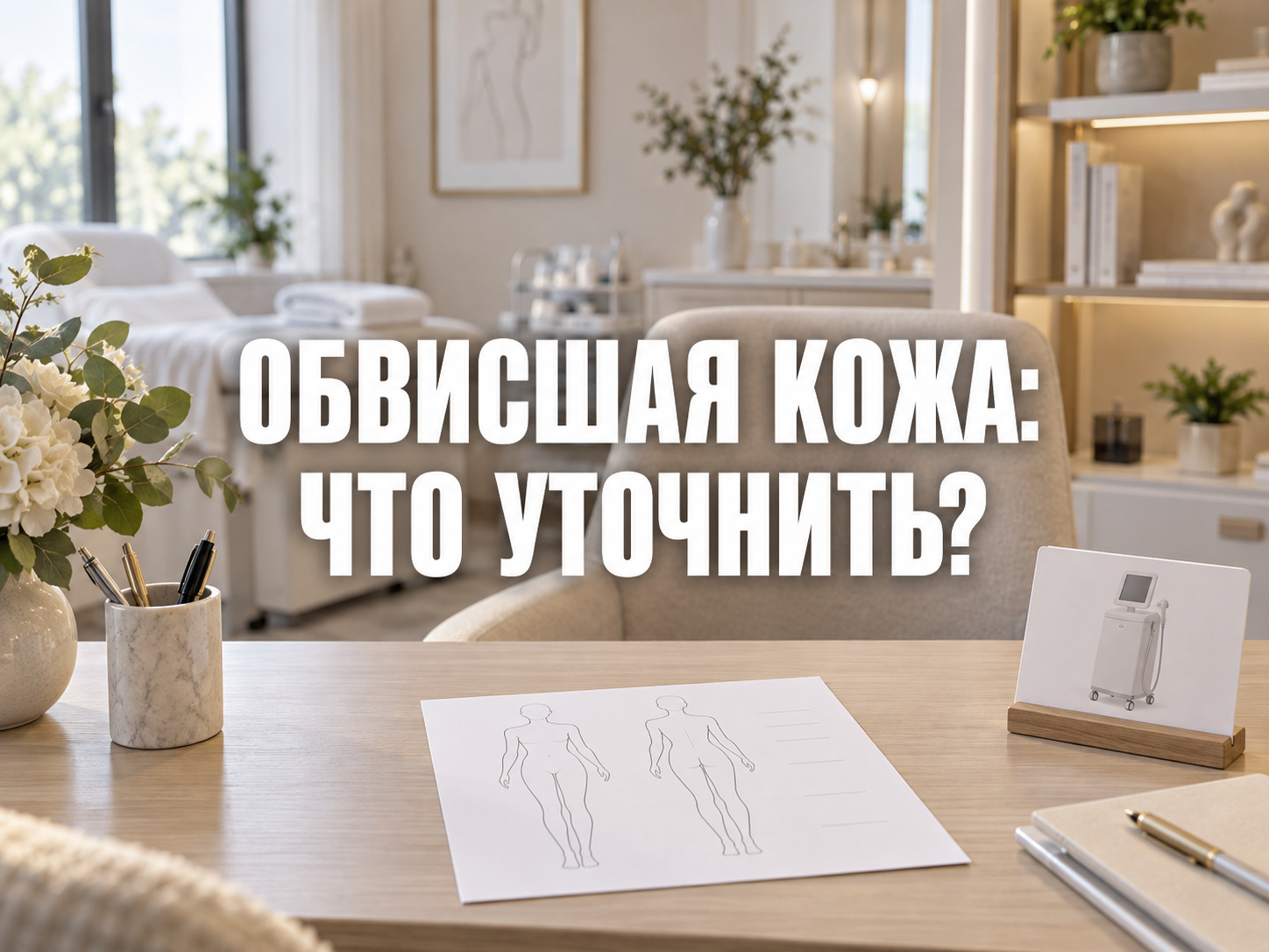 Иллюстрация к статье: Обвисшая кожа тела: как выбрать аппаратную коррекцию и что обсудить на консультации в Екатеринбурге?