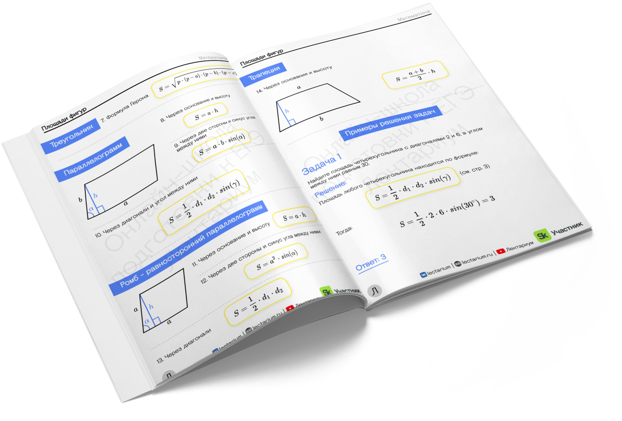 Материалы по самым сложным темам для подготовки к ОГЭ и ЕГЭ по математике