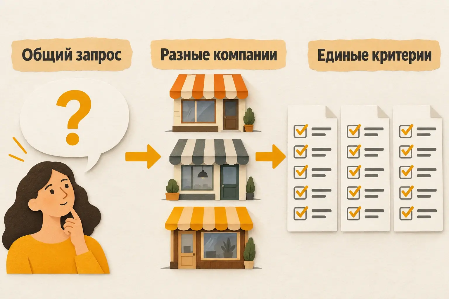Сопоставимое исследование: общий запрос, разные компании и единые критерии