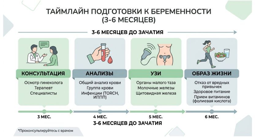 таймлайн беременности
