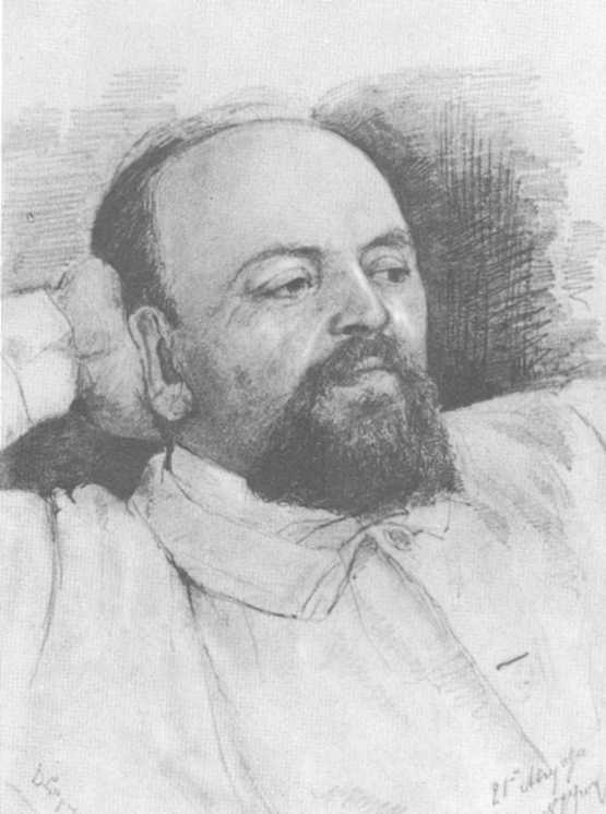 Портрет Саввы Мамонтова кисти Валентина Серова, 1879 год