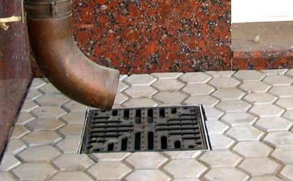 Установка дождеприемника