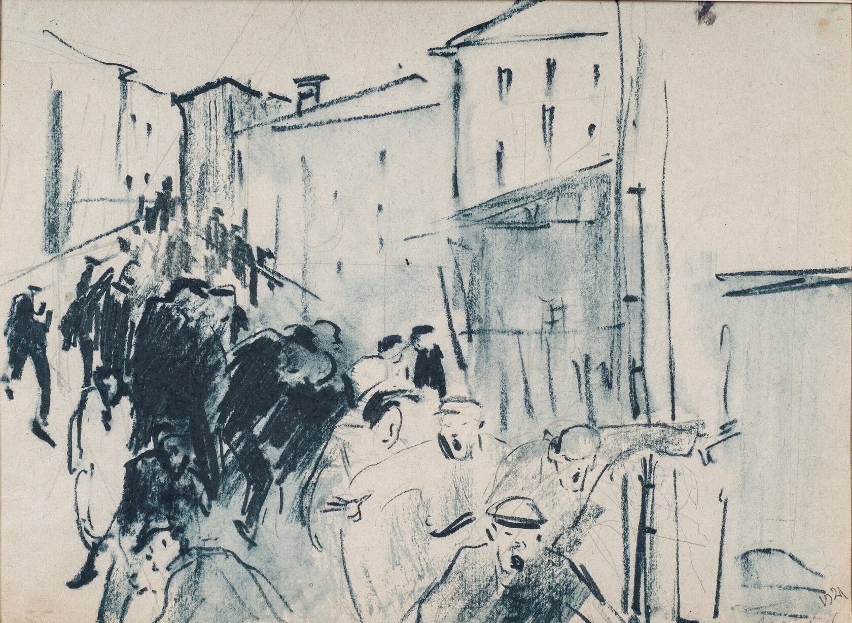 Бегущая толпа. 1921 