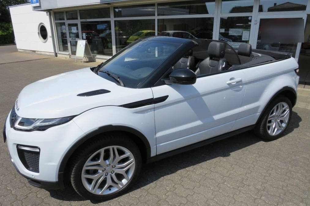 Range Rover Evoque Cabriolet белая