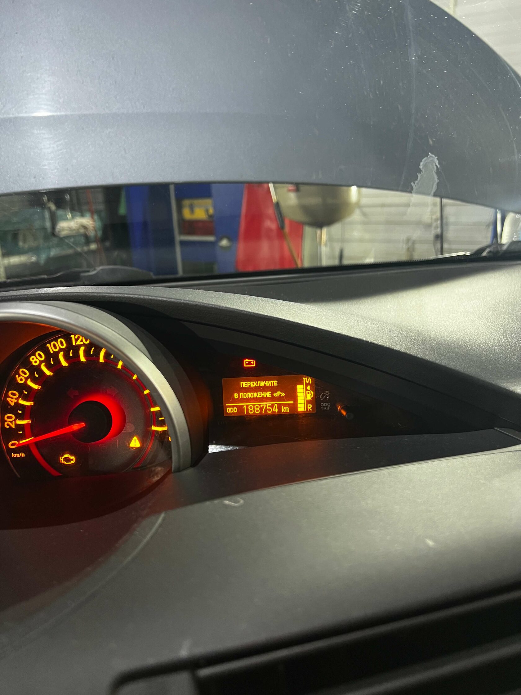 Фиксация пробега Toyota Verso