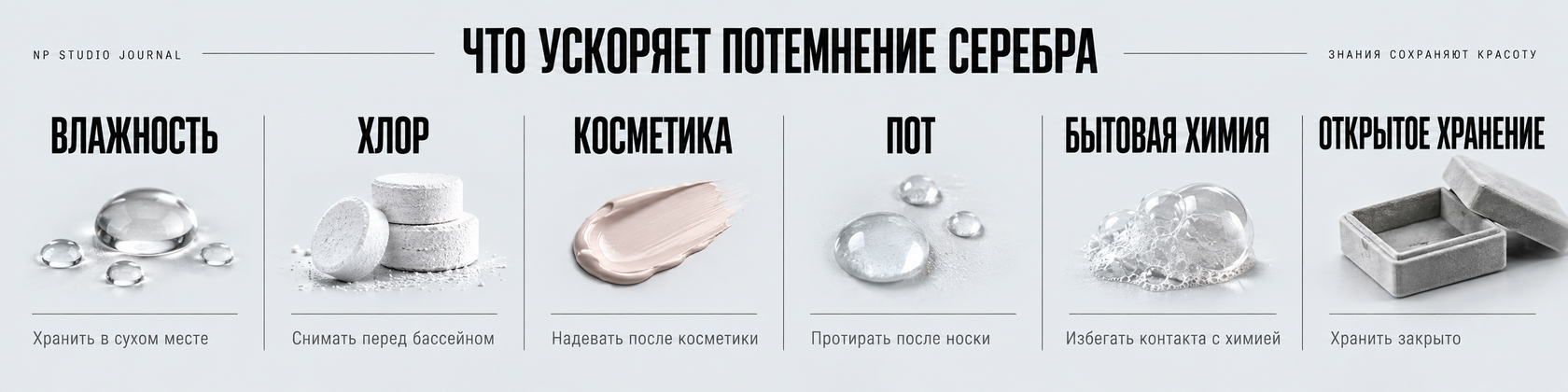 Разница между потемнением серебра и декоративной патиной