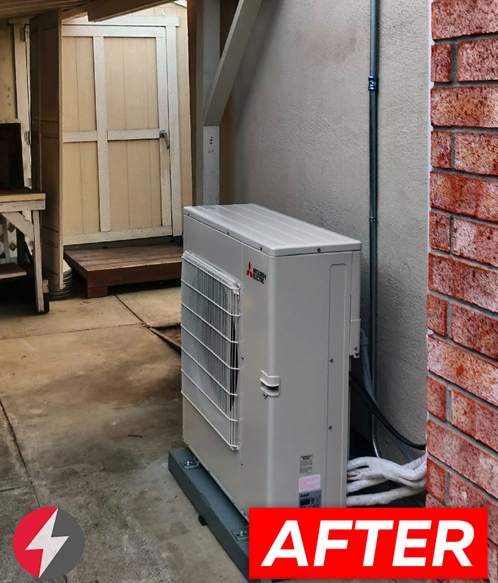 Mitsubishi Ductless HVAC System Installation in San Diego, California