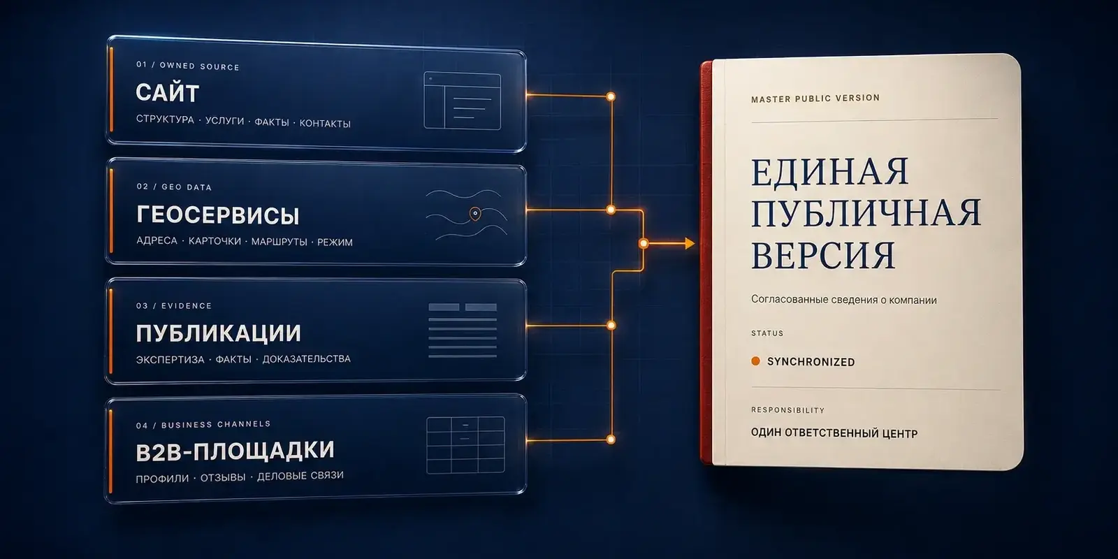 Согласованный цифровой контур: сайт, геосервисы, публикации и b2b-площадки