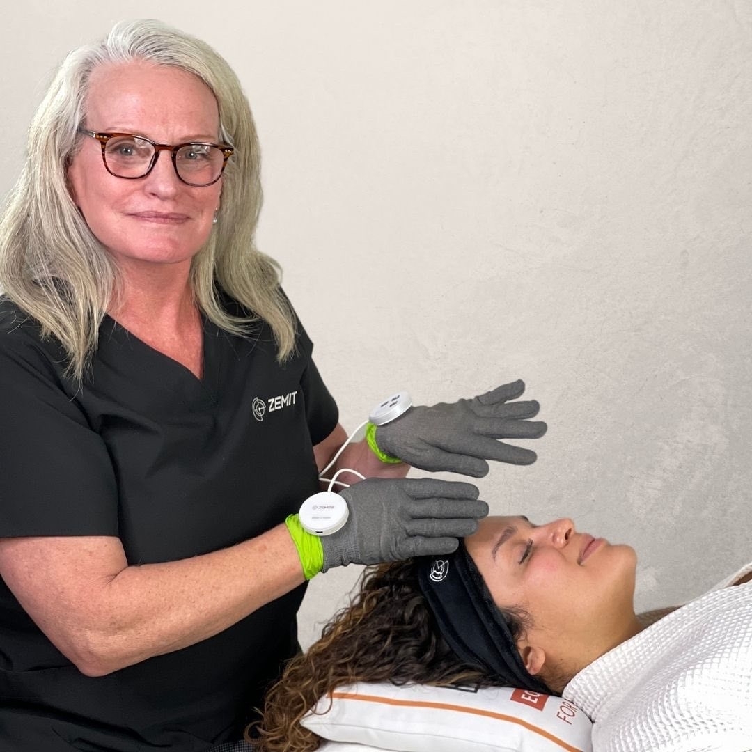 Zemits ElastiStrom Microcurrent Gloves Esthetic Spa Equipment for sale
