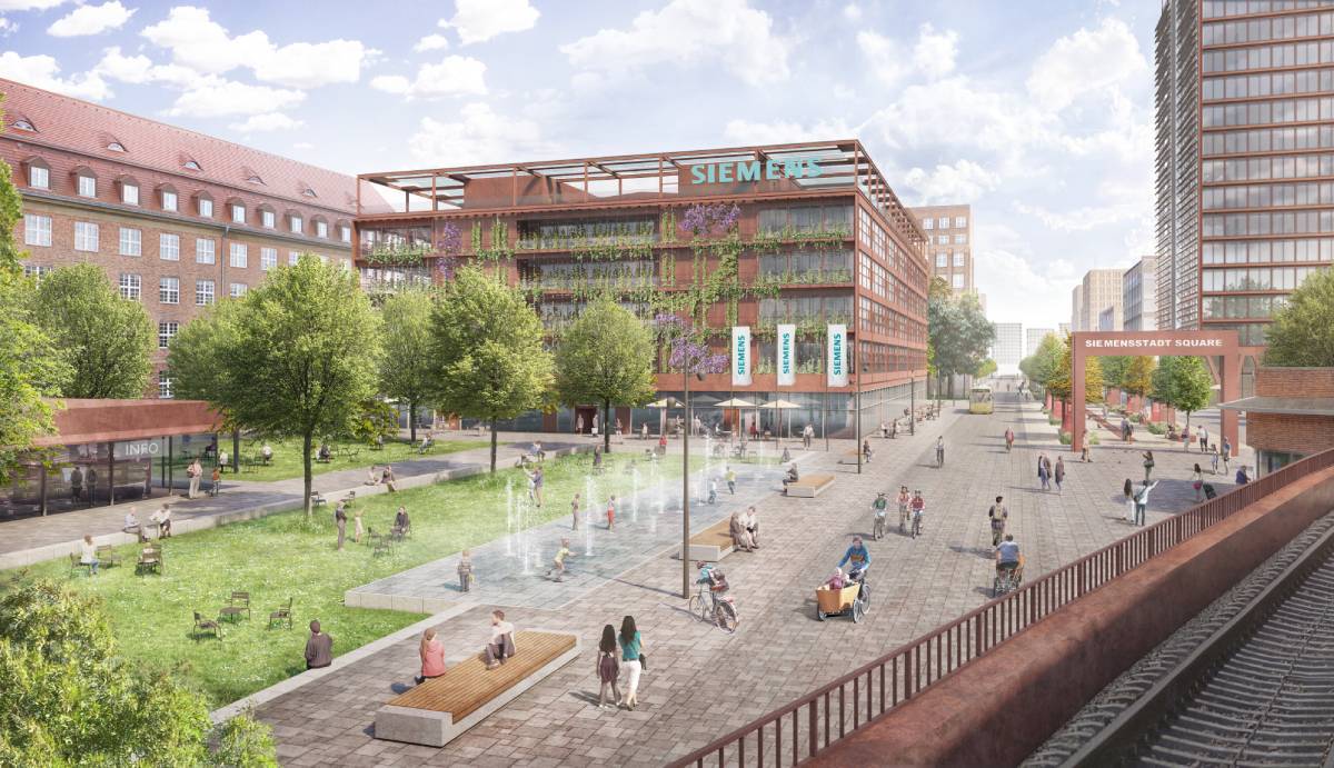 Siemensstadt Square в Берлине, Siemens Xcelerator для управления инфраструктурой и сокращения энергопотребления